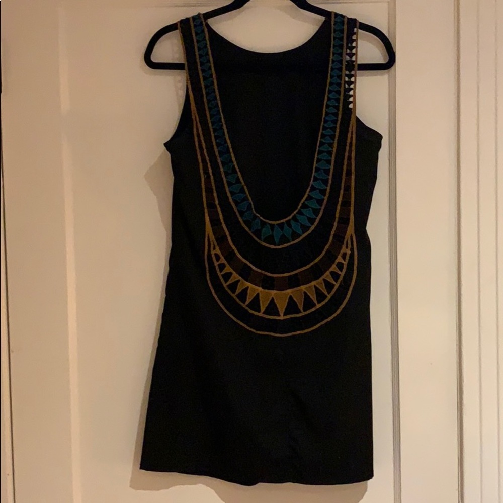 Black w/ Crochet Backless Detail